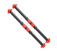 Set of 2 dumbbell bars with robust rubber grip, use for training in the gym, dumbbell, barbell, a sturdy handle design, a reinforced structure and strength exercise