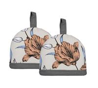 Set of 2 Egg Cosy Cosies Farmer Kitchen Egg Warmer Kitchen Decoration for Breakfast Eggs Covers (Batonic Garden)