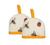 Set of 2 Egg Cosy Cosies Farmer Kitchen Egg Warmer Kitchen Decoration for Breakfast Eggs Covers (Bumble Bee)