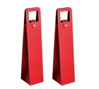 Set Of 2 Elegant Leather Wine Carriers Portable Champagne Bags For Picnics And Wedding Celebration Party Supplies
