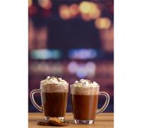 Set of 2 Entertain Glass Mugs glass