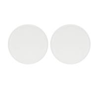 Set of 2 Essentiale Gourmet Dinner Plates - White, 32 cm
