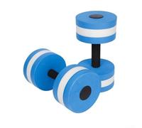 Set of 2 EVA dumbbells for water fitness, designed to provide resistance and improve muscle tone through aquatic workouts