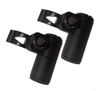 Set of 2 External Trekking Pole Locks with Aluminum Alloy Flip Lock to Replace and Secure For Walking and Hiking Poles for Outdoor Use (for 14mm tube)