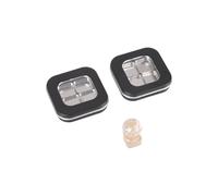 Set of 2 Fashion Magnetics Shut Powder Box Precise Fit Featuring Press Stamp Technology for Stable Powder Positioning Thin Cosmetic Planner