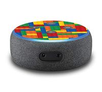 Set of 2 Film Covers for Intelligent Smart Speaker Speaker Sticker Protective Film Skin Self-Adhesive Perfect Fit Adhesive Film for Voice Assistant R137 (No. 30 Building Blocks)