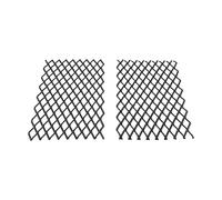 Set of 2 Fireplace Grate Ember Baffles Optimize Heat Output and Contain