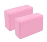 Set of 2 Foam Yoga Blocks, Non-Slip Exercise Tools for Beginners and Advanced Practitioners in Yoga and Fitness