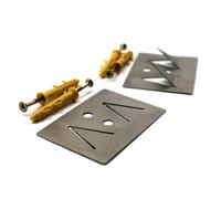 Set of 2 "FoamFix" Mounting Brackets | For Fixing Acoustic Panels and Foam on the wall | For Fixing Bass Traps in the Corner