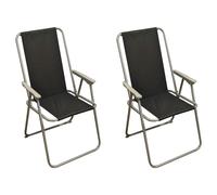 Set of 2 Folding Garden Furniture Set Chairs