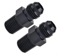 Set of 2 For AN6 Male to For NPT Adapters for Hydraulic and Automotive Connections, Featuring Engineering for Reliable Performance