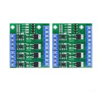 Set of 2 for Quad Channel DC MOSFET Driver Boards for Pulse Width Modulation Circuits, 3.7V-27V 10 Amp Electronic Switching Module for LED Light Motor Control