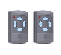 Set of 2 Garage Door Hand Transmitter for Hörmann HSM4-868, 4 Channels 868.3 MHz Remote Control Hand Transmitter for Hörmann Garage Door Opener SupraMatic, ProMatic, RotaMatic, LineaMatic, Includes 2