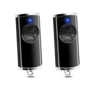 Set of 2 Garage Door Remote Control for Hörmann, 868.3 MHz Garage Door Opener, 4 Channels, Compatible with Hörmann bs HSM4 HSE2 HS1 HS4 HSZ1 HSZ2 (Black)