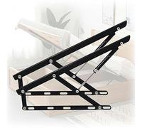Set of 2 Gas Spring Bed Storage Lift Kit, Folding Bed Lifting Mechanism, Lift Up Storage Bed Frame Hinge Set, Pneumatic Heavy Duty Gas Spring Strut Hydraulic Bed Mechanism, 6 Sizes(110cm/3.6FT)