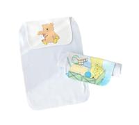 Set of 2 Gentle & Absorbent Baby Sweat Moisture Wicking Baby Colorful & Cotton Handkerchiefs Gift