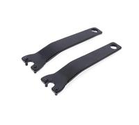 Set of 2 Grinder Angle Spanner Wrench Nut Kit Flange Wrench Metal Outer Inner Nut Parts for 100 Grinder Angle Grinder Spanner Tool Angle Grinder Accessory