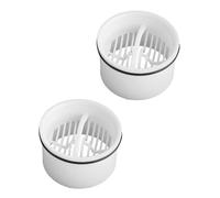 Set of 2 Hair Strainer & Immersion Pipe for Shower, Compatible with Viega Tempoplex Drain Fitting 6960, 6961, 6962, 6963, Replacement Hair Catcher, Hair Filter and Strainer Insert for Shower Drain