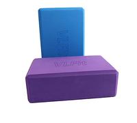 Set of 2 Hi-Density Yoga Blocks by VLFit - Choose Your Colour (PURPLE and BLUE)