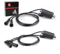 Set of 2 Ignition Coil & Caps For Honda CB1000 CB900 CB750 CB650 1979-1983 Goldwing 1100 1200 GL 1100 1200 Nighthawk 650 750