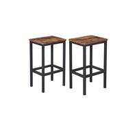 Set of 2 Industrial Bar Stools