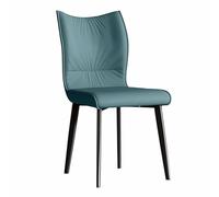 Set of 2 Industrial Metal Dining Room Chairs - Stylish Leisure Seating for Living Room Bedroom Kitchen - Modern Design for Home Decor