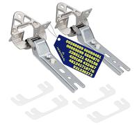 Set of 2 Integrated Fridge Door Hinges 4 Washers 00268699 for Bosch | Warranty 10 Years - MONTERAL