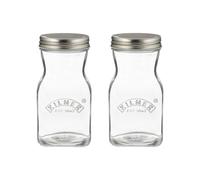 Set of 2 Juice & Sauce Bottles, 0.5L glass