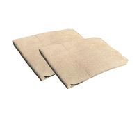 Set of 2 Jute Hessian Plant Protection Liner Weed Control 5m x 1m