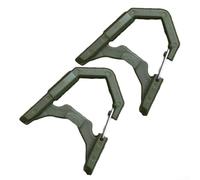 Set of 2 Lantern Hooks for Tents Camping Accessories for Lighting (A-Green)