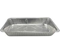 Set of 2 Large Size Rectangular Foil Roasting Pan/Baking