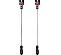 Set of 2 Long Reach 450mm Torx Screwdriver Set - Magnetic Tips, Strong Handle Grip | Hand Tool Ideal for Builders & DIY Jobs | Repair's Essential, Workshop