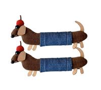 Set of 2 Lovely Sausage Dog Hair Pins | Adorable Side Bangs Styling Clip for Women & Teens