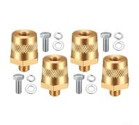 Set of 2 M8 Car Battery Terminal Adapters with Screws and Washers for Reliable Connections in Various Vehicles