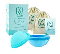 Set of 2 Menstrual Discs, Reusable, Sustainable & Ultra Comfortable. Alternative to Tampons, Menstrual Cups & Pads, Leak Proof & Mess-Free Period Sex (Includes Small & Large Sizes) by Mascoto®