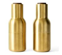Set of 2 Menu Bottle Grind Gold Salt and Pepper Mills