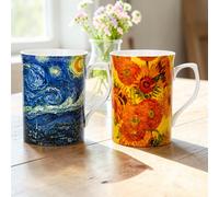 Leonardo LP92364A "Van Gogh Castle" Mugs, Set Of 2