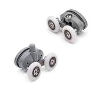 Set of 2 New Oval Butterfly Twin Shower Door Rollers/Runners/Wheels (19mm) SRBF