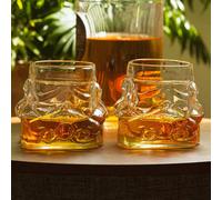 Set of 2 Original Stormtrooper Whiskey Glasses Menkind Clear One Size