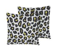 Set of 2 Outdoor Cushions KARDITSA Animal Pattern 45 x 45 cm Multicolour