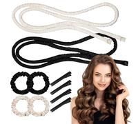 Set of 2 Overnight Curls without Heat Heatless Curls Band DIY Overnight Curls Suitable for Long and Short Hair All Hair Types Suitable for Women and Girls for Natural Curls