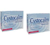 Set of 2 Pack Cystitis Relief from Burning Pain, Cystocalm 12 Sachets 4g Granules Cranberry