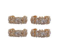 Set of 2 Pair of Bangle Design God Set for Ganesh/Laddu Gopal/Devi Maa/Radha Krishna Haar Sringar Deity jewellary for All God Statue Indian Traditional Janmashtmi Decorations(Size-0.5")(white)