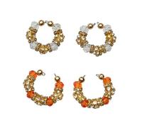 Set of 2 Pair of Bangles Designer God Goddess Set for Ganesh/Laddu Gopal/Devi Maa/Radha Krishna Sringar Set Deities jewellary Set for God Statue Janmashtami and Ganpati Festival (Size:0.5")