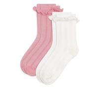 Set of 2 Pairs of Flying Socks White 23/26