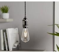 Set of 2 Pear Shaped Decor 3.4W 470lm Cool White LED Filament Light Bulb 4000 Kelvin