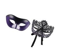 Set of 2 Perpetual Half Face Party Disguise Changeable Fit Gloves & Event Outfits Multi Color Pretend Disguise