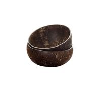 Set of 2 Piece Coconut Bowl & Spoon, Natural Coconut Shell Bowl, Handmade for Desserts, Fruits, Salads, Oats