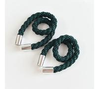Set of 2 Pieces Magnetic Curtain Tiebacks Strong Magnets Tie Backs Woven Cords Decorative Window Treatment Holdbacks Curtain Holders for Thick Thin Curtains Drapes (Type 7)