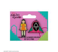 Set of 2 Pins Young-Hee & Squid Game Soldier